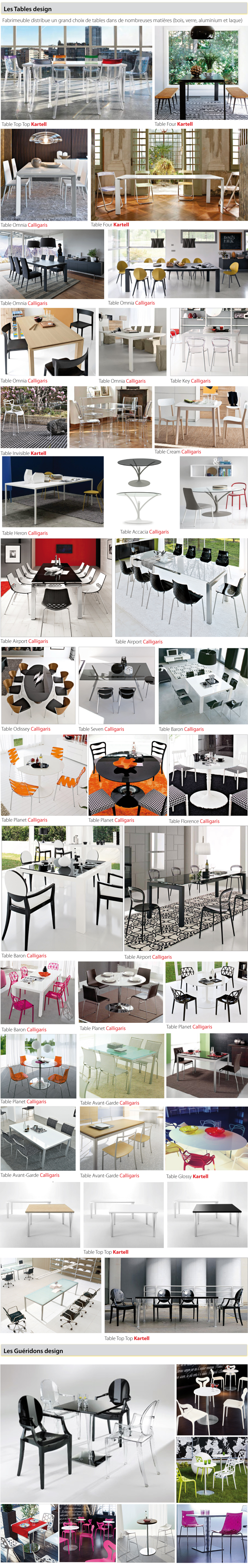 table et chaise/TABLE 2013